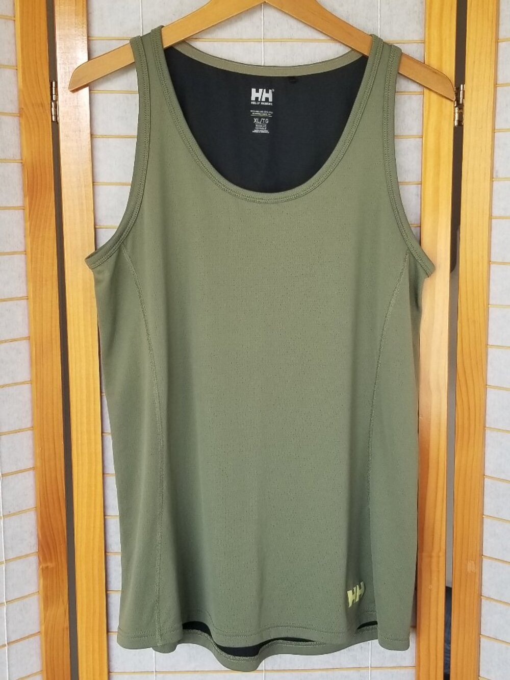 Helly Hansen Green Performance Tank Top Women's Size XL